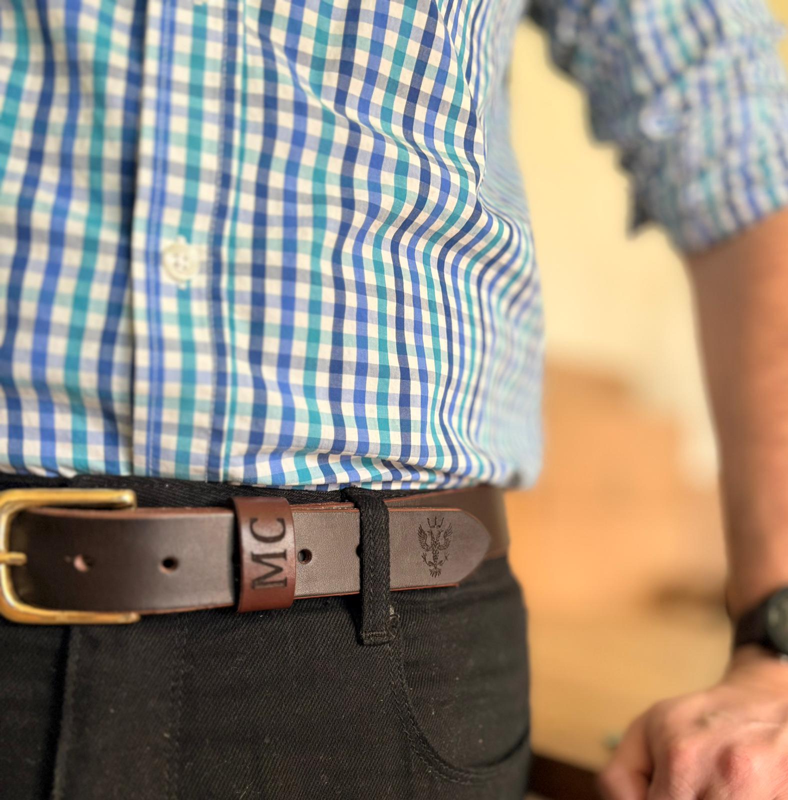 “The General” leather belt