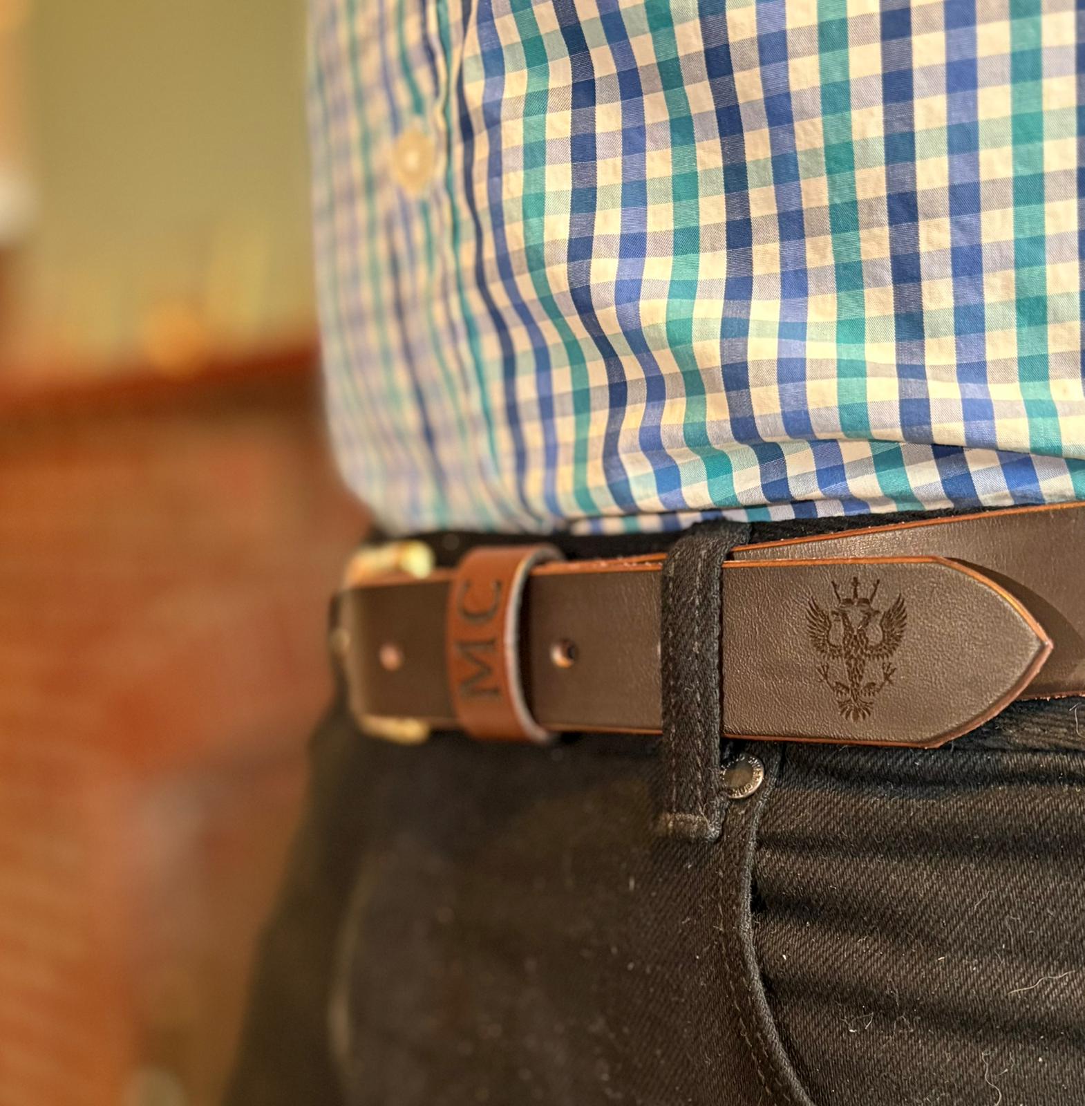“The General” leather belt