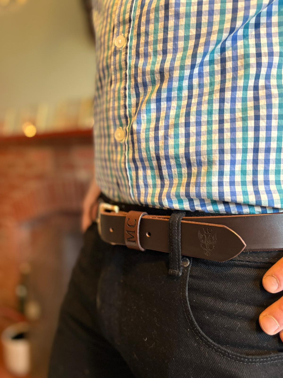 “The General” leather belt