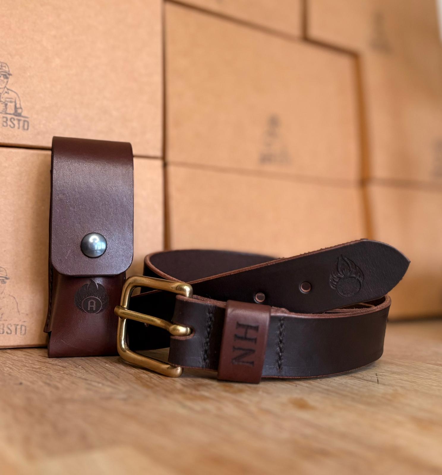 “The General” leather belt