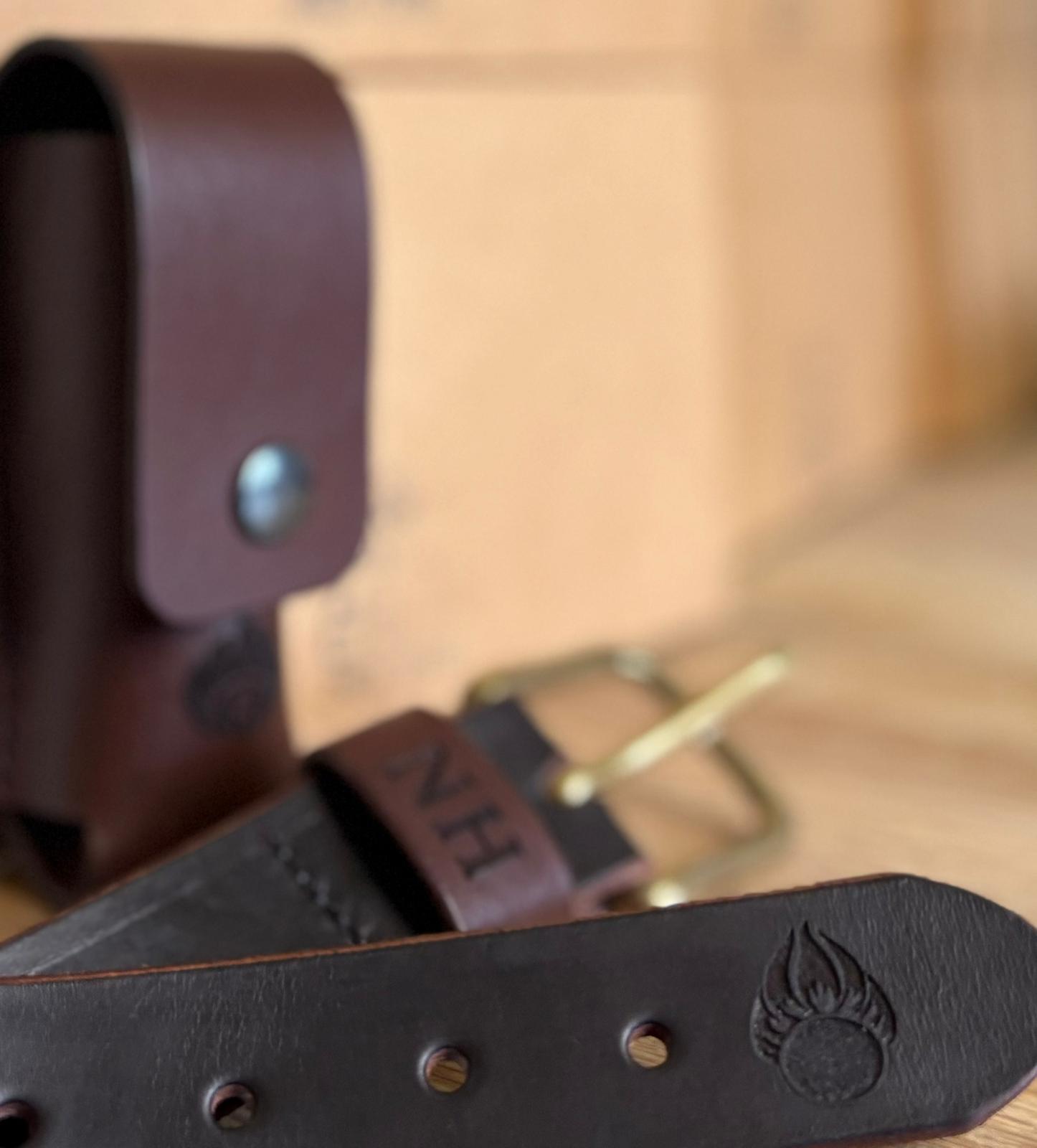 “The General” leather belt