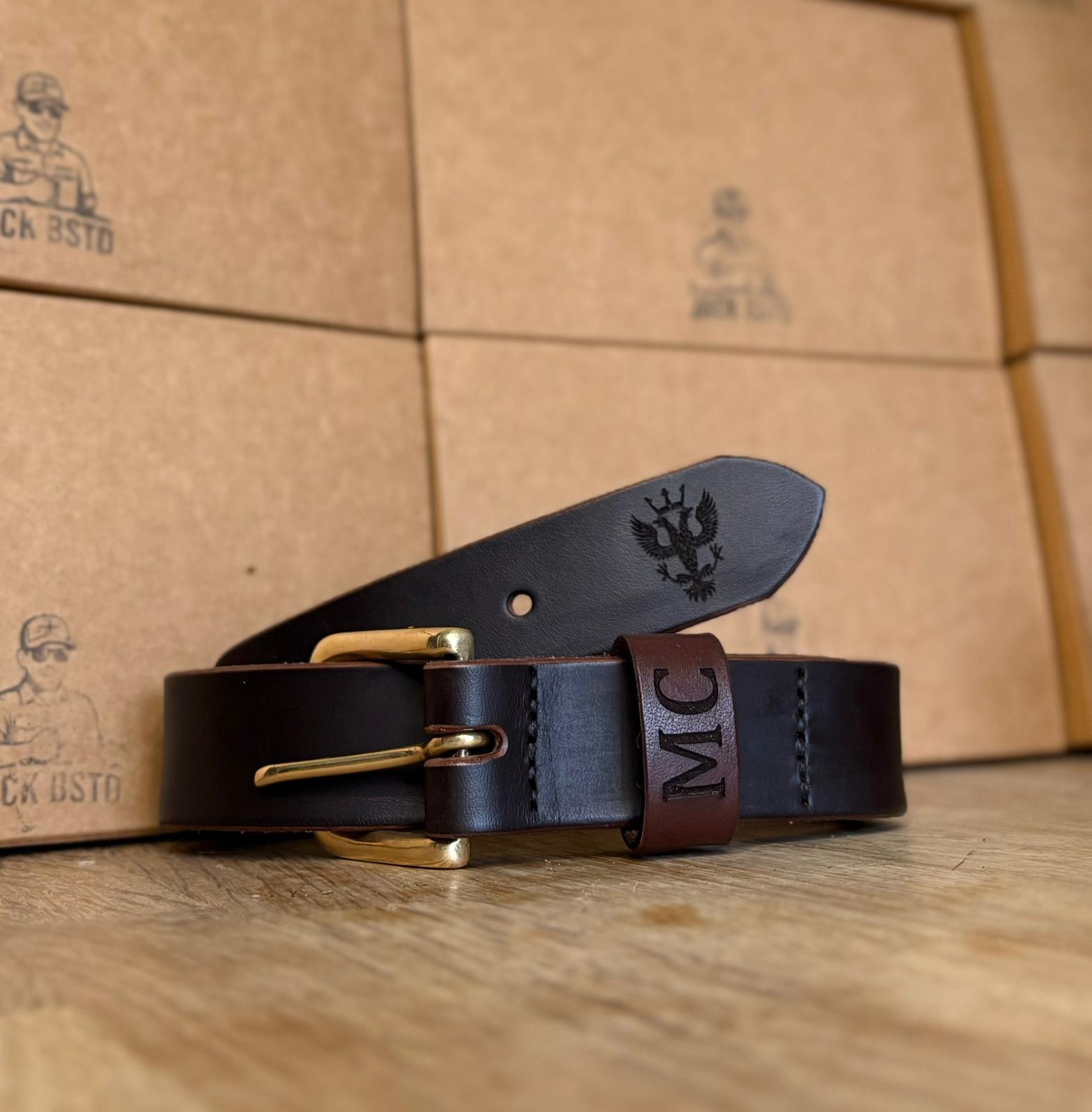 “The General” leather belt