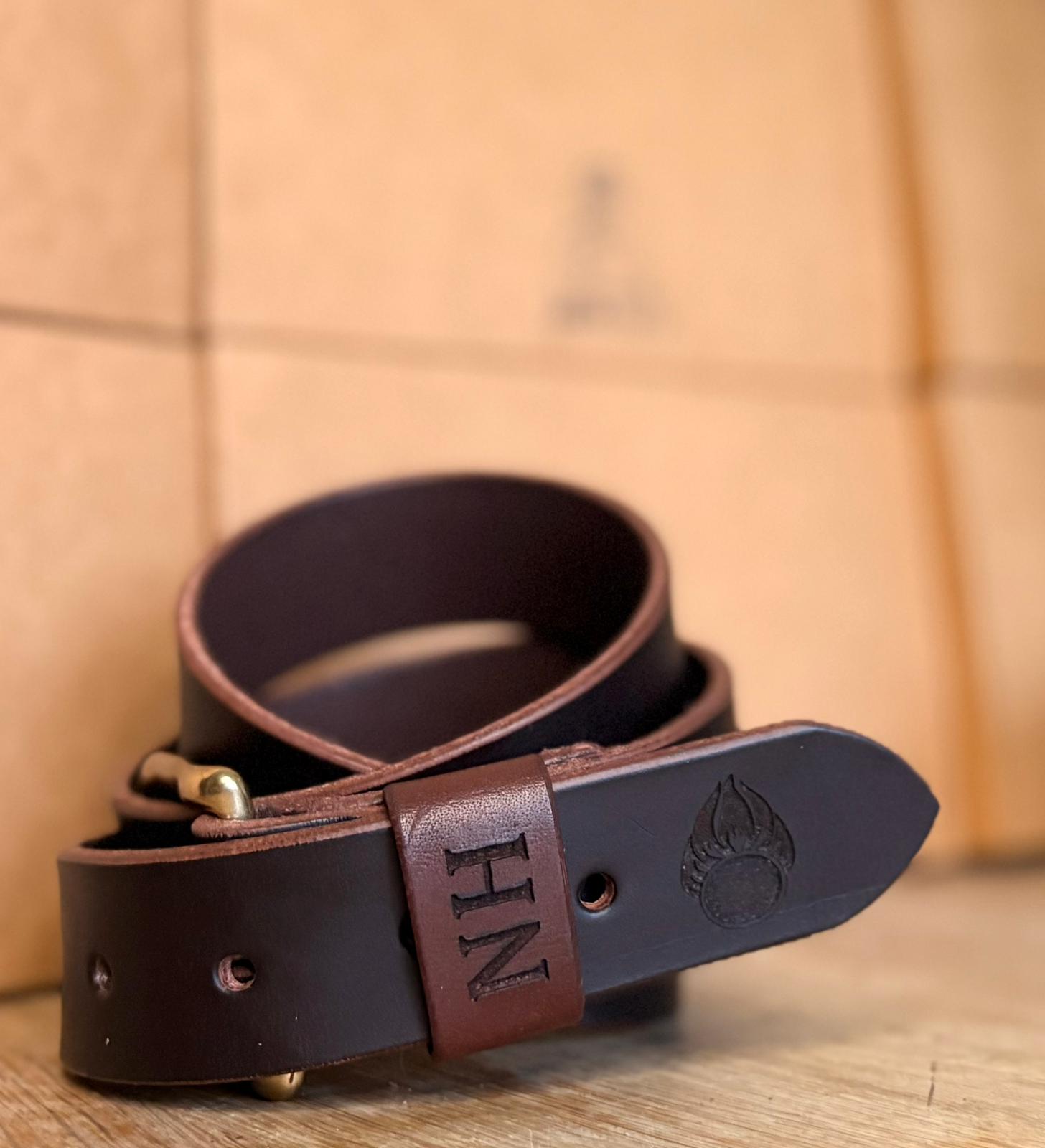“The General” leather belt